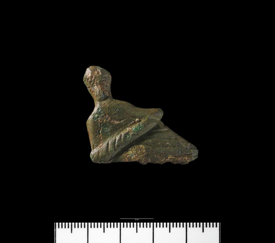 Roman copper alloy figurine of a banqueter