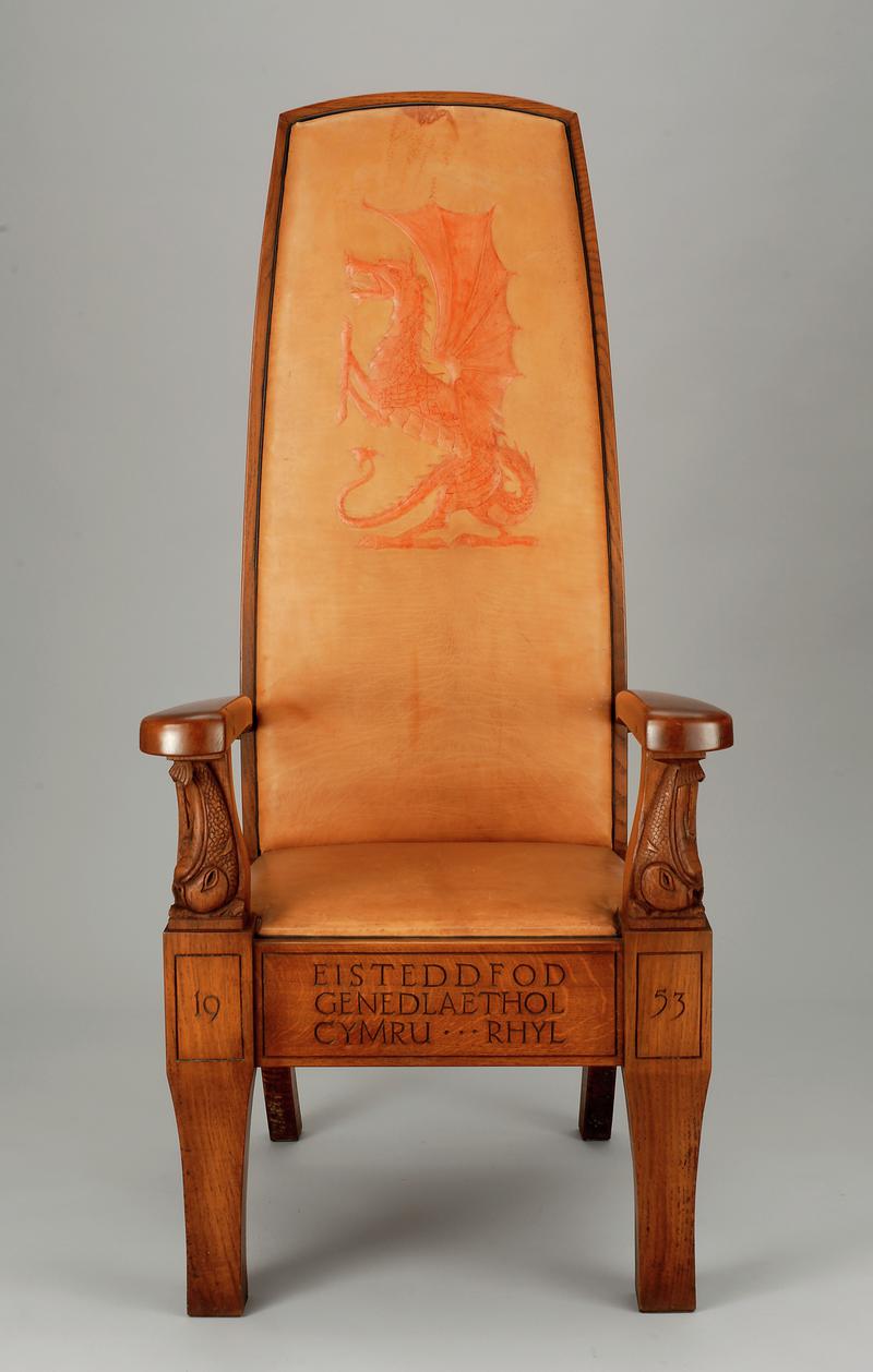 Eisteddfod chair, Rhyl 1953.