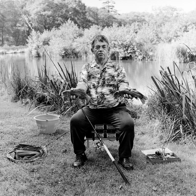 Ian Heap. Photo Shot: Ponds, Holgan Farm, Narbeth, 29th September 2002. Place and date of birth: Stockport 1943. Main occupation: Professional fisherman. First language: English. Other languages: None. Lived in Wales: Since 1969.