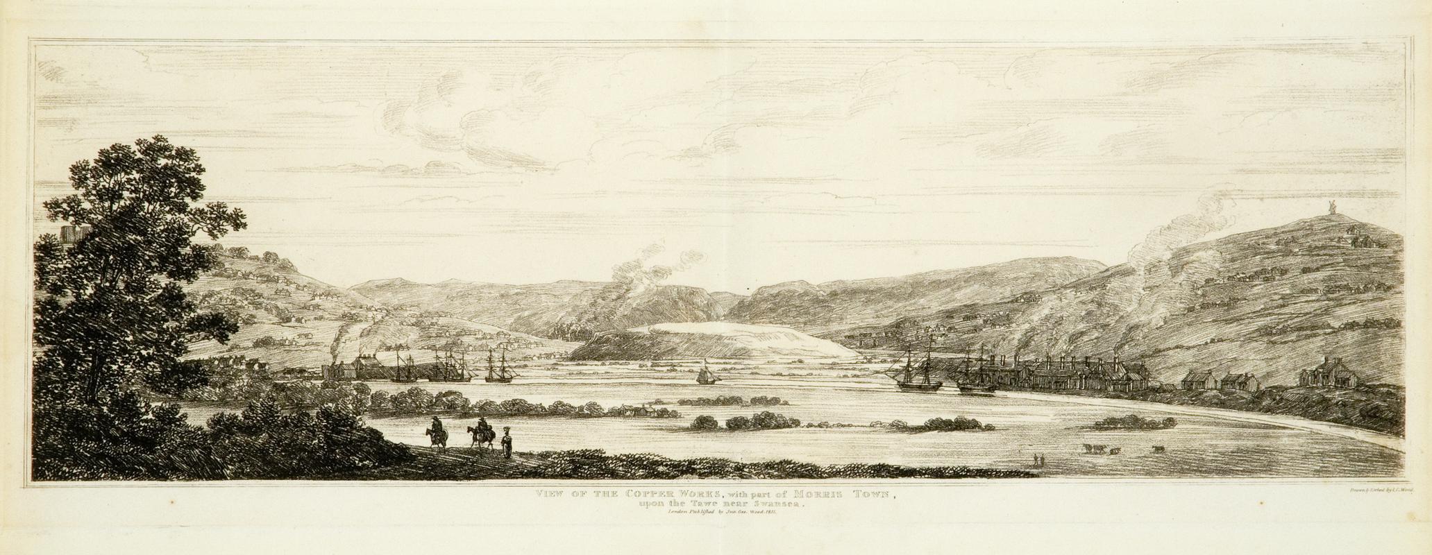 Engraving : Copper Works at Morriston