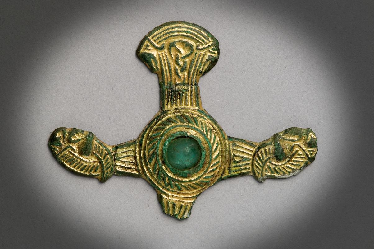 Early Medieval copper alloy mount