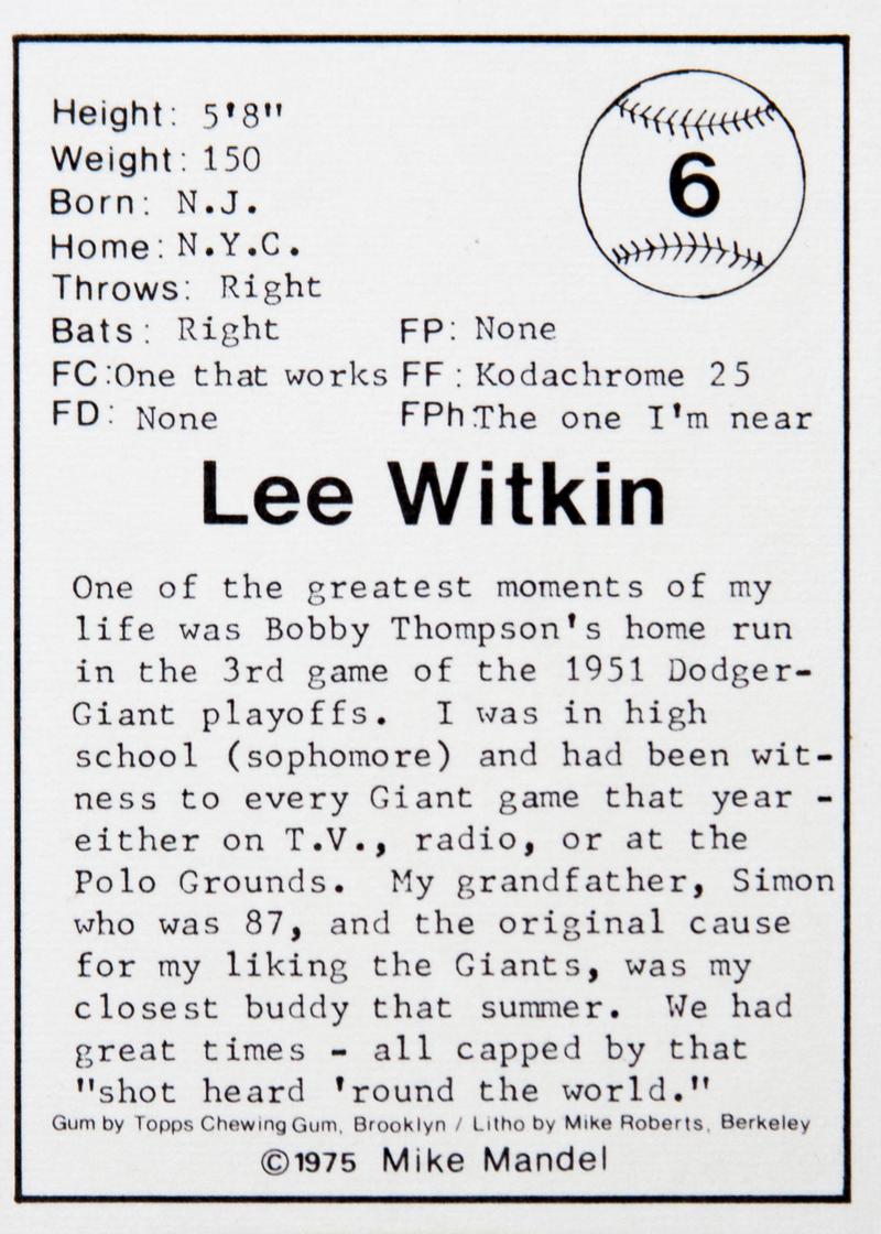 Lee Witkin