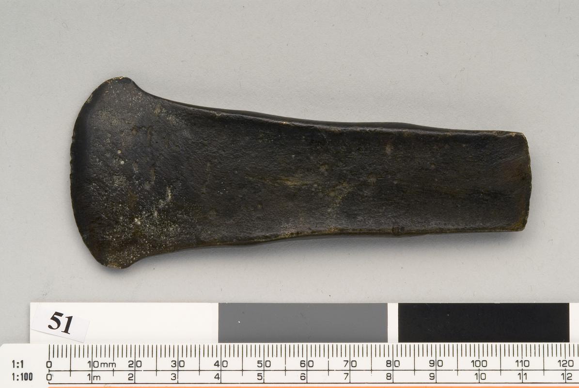 Developed flat axe (bronze)
