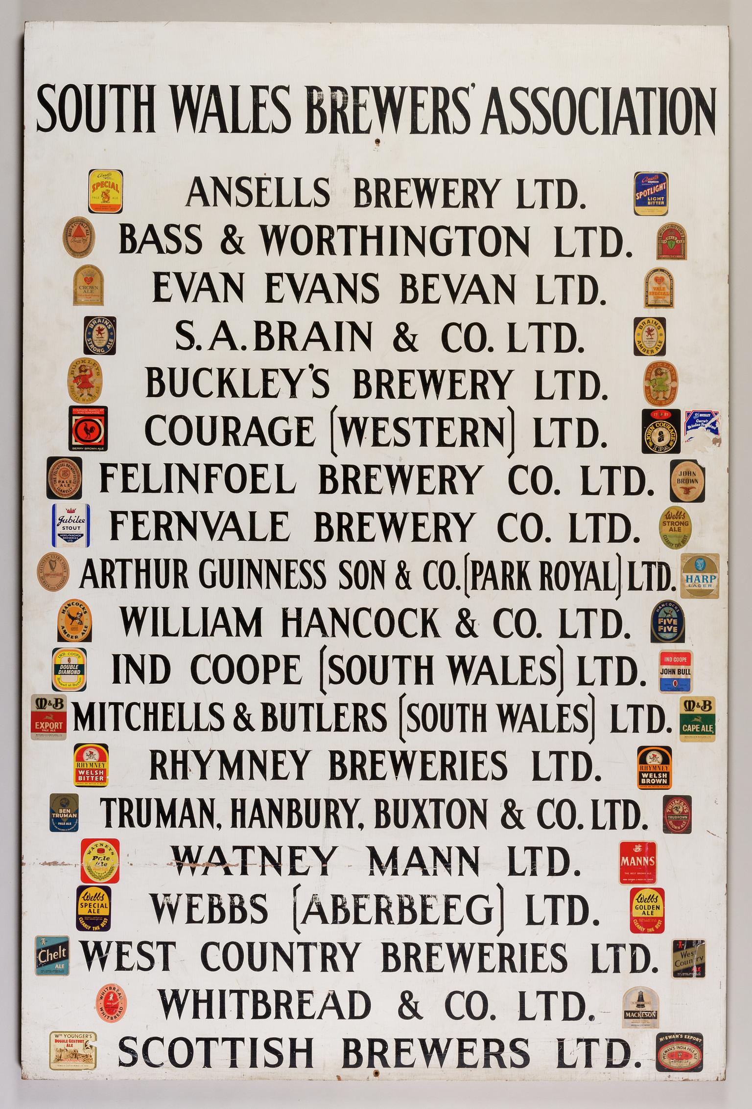 South Wales Brewers' Association, panel