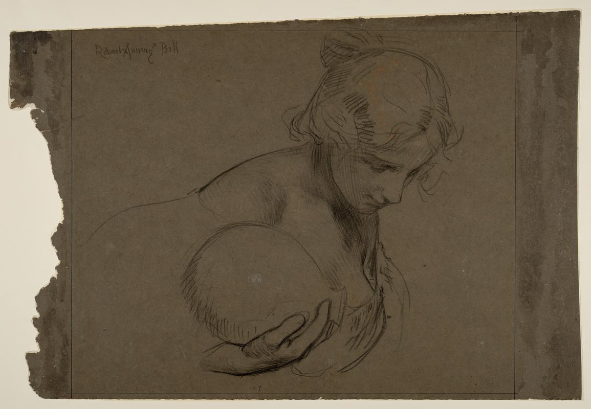 Study of a woman with a jar