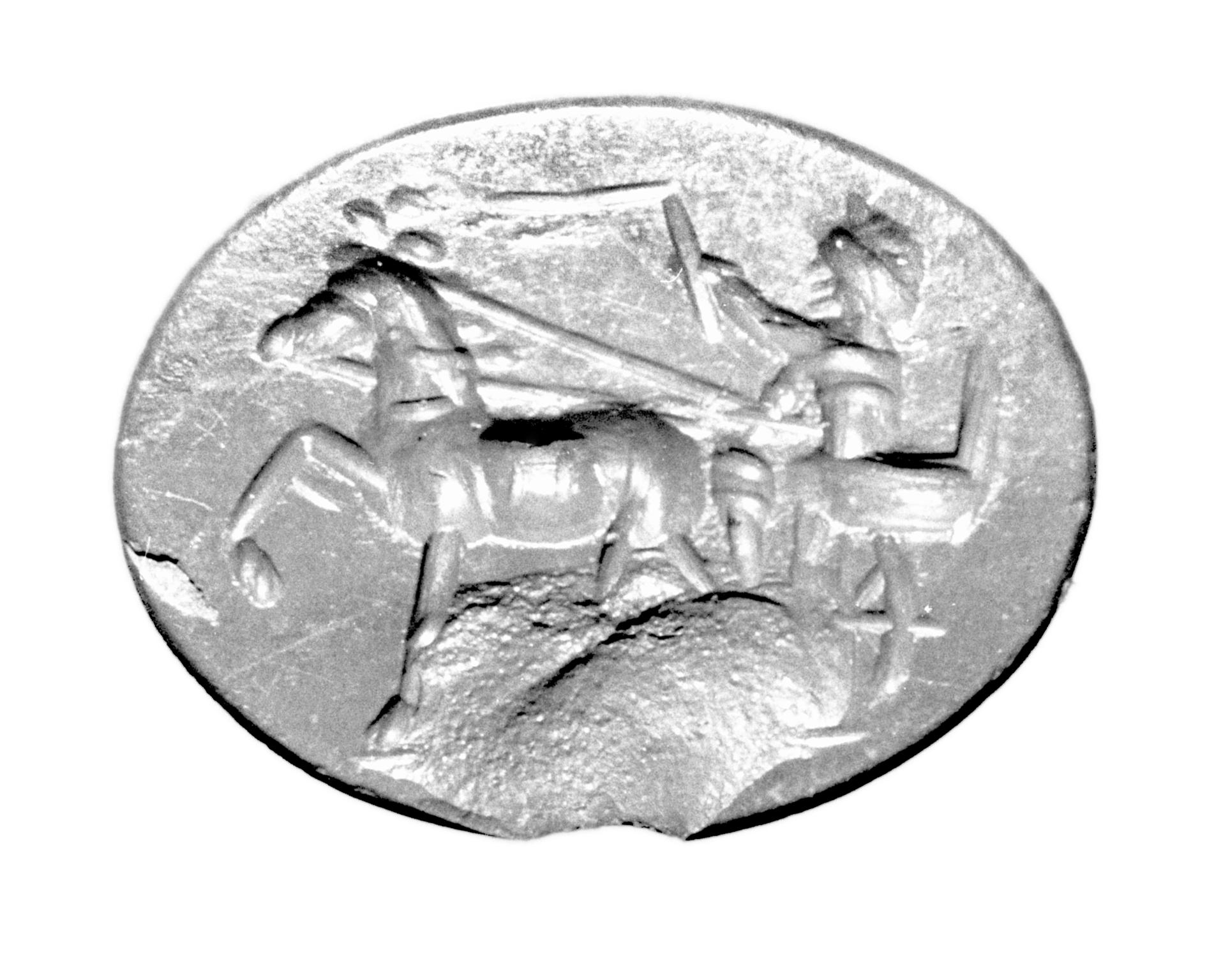 Roman intaglio (charioteer)