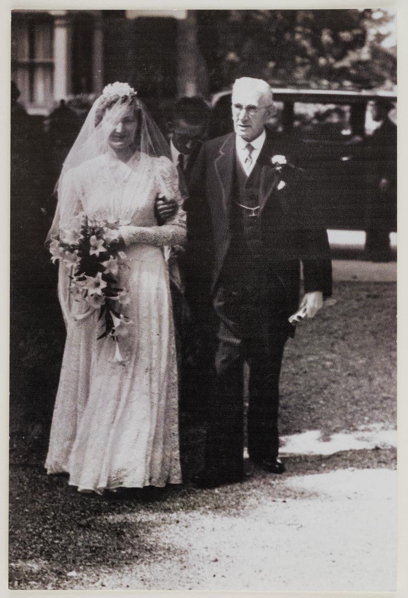 James Hawes at his daughter Joyce&#039;s wedding.