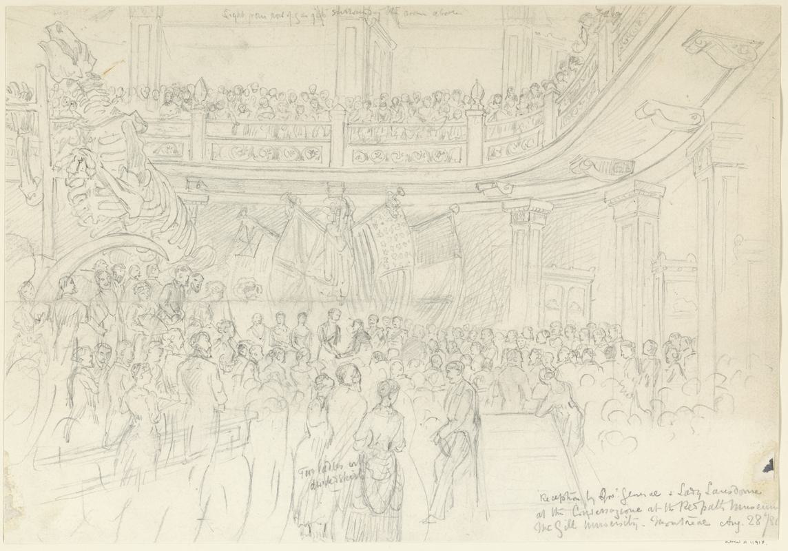 Reception for General and Lady Lansdome