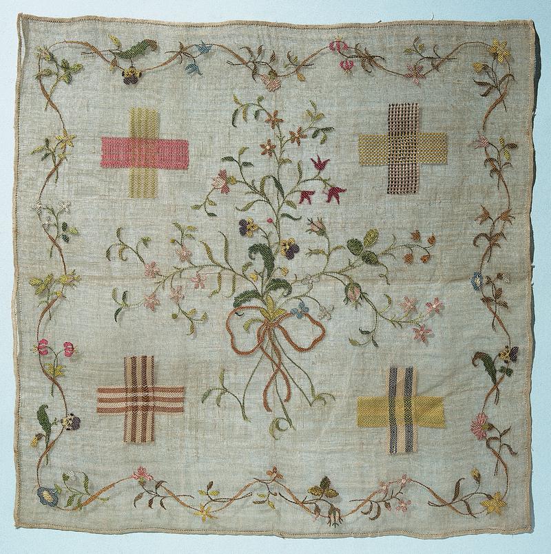 Sampler, made in Norfolk, 18th century