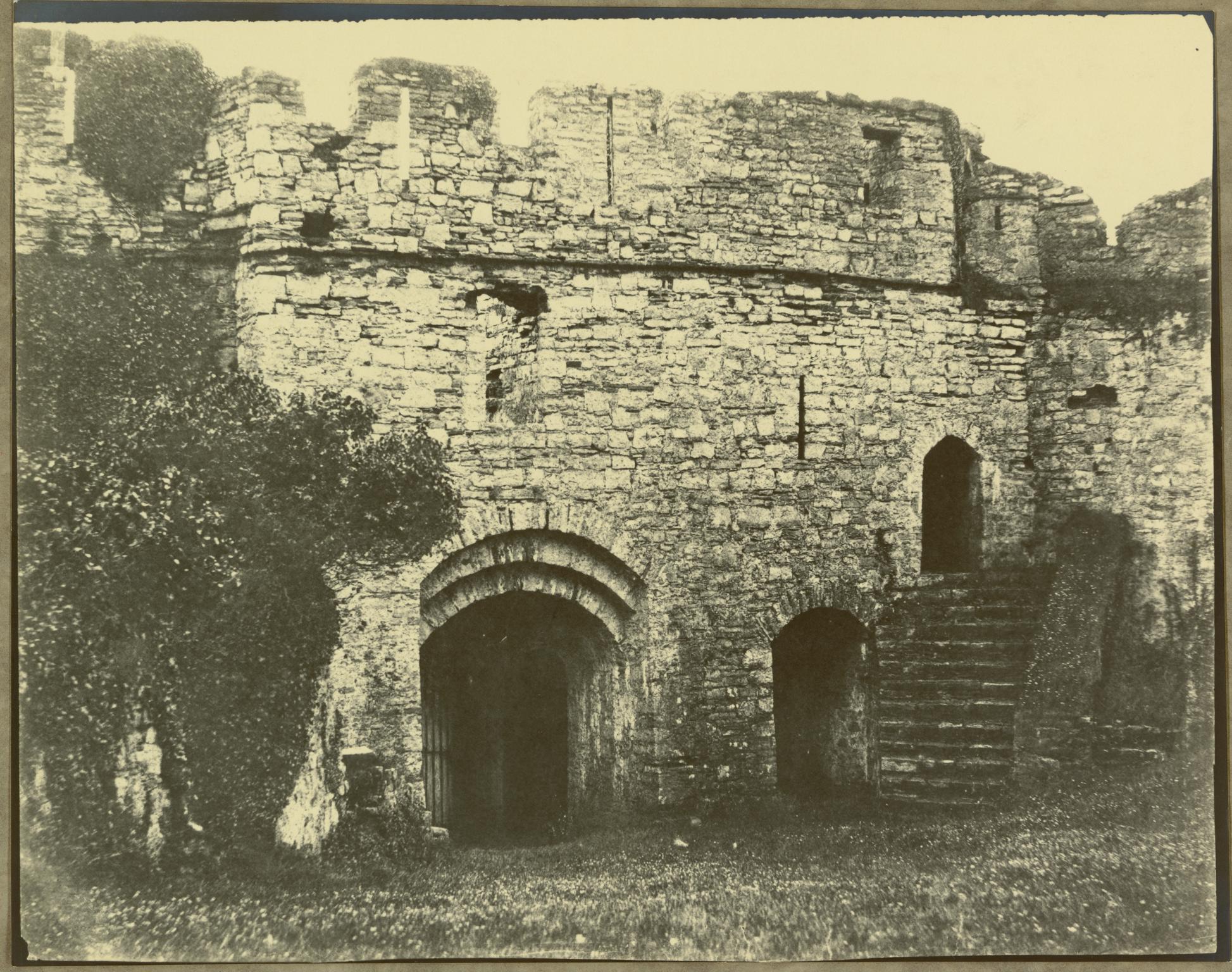 Oystermouth Castle (gateway from the court)