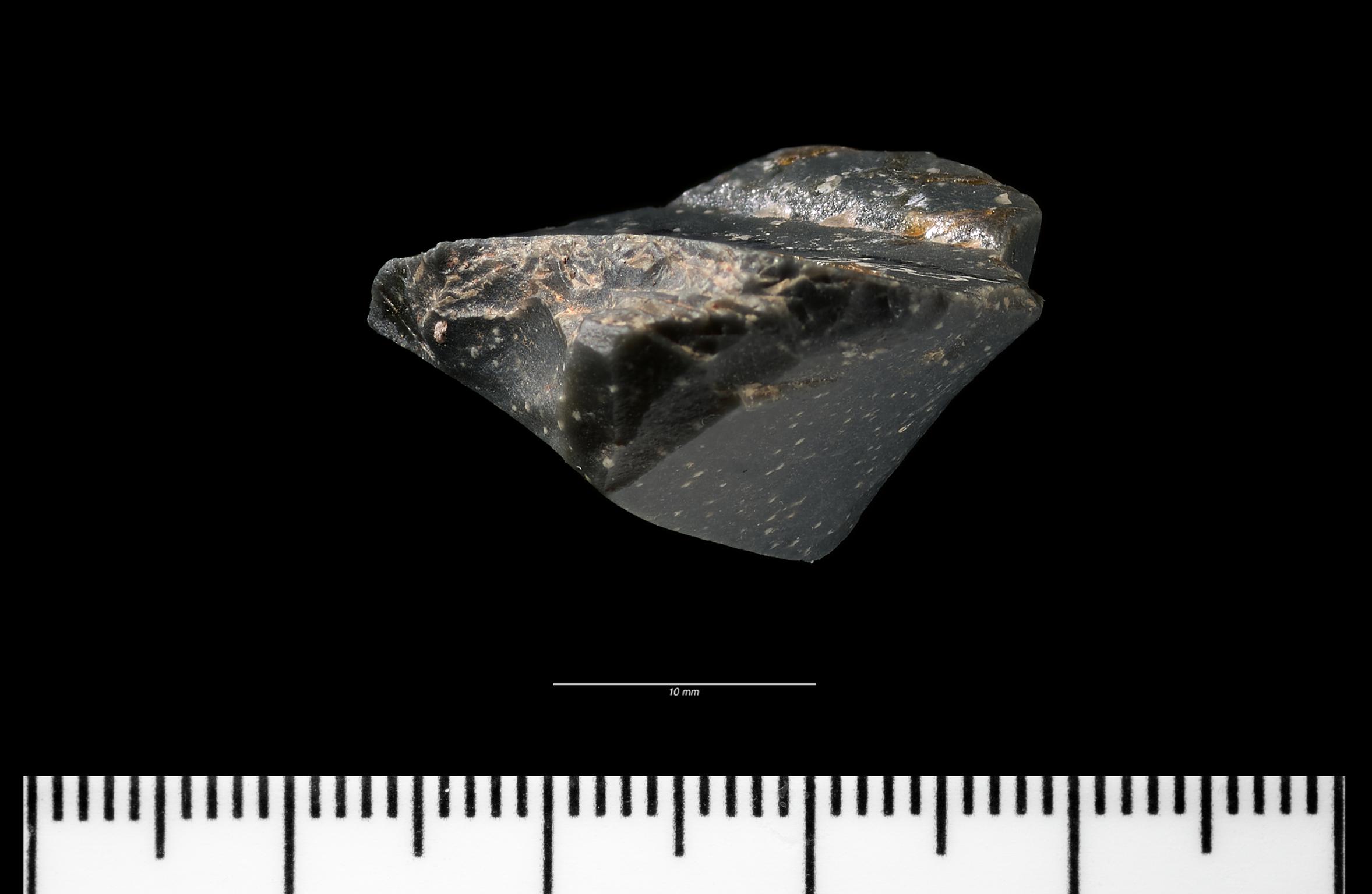 Upper Palaeolithic rhyolite scraper
