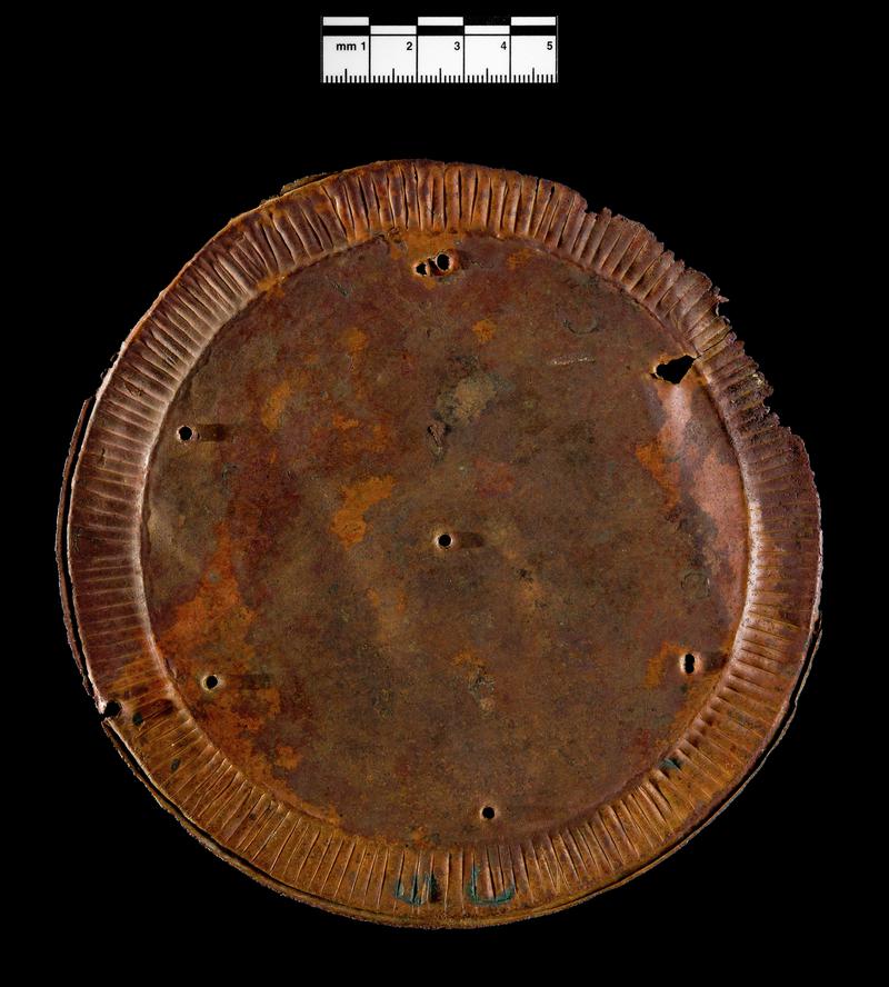 Late Iron Age / Roman copper alloy ornamental disc