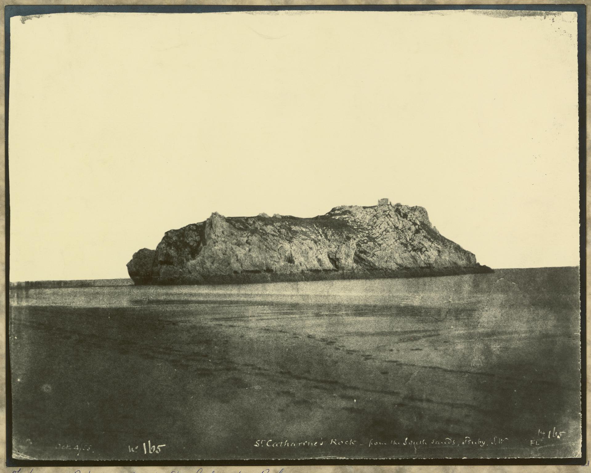 St. Catharine's Rock - From the south sands, Tenby, S.W