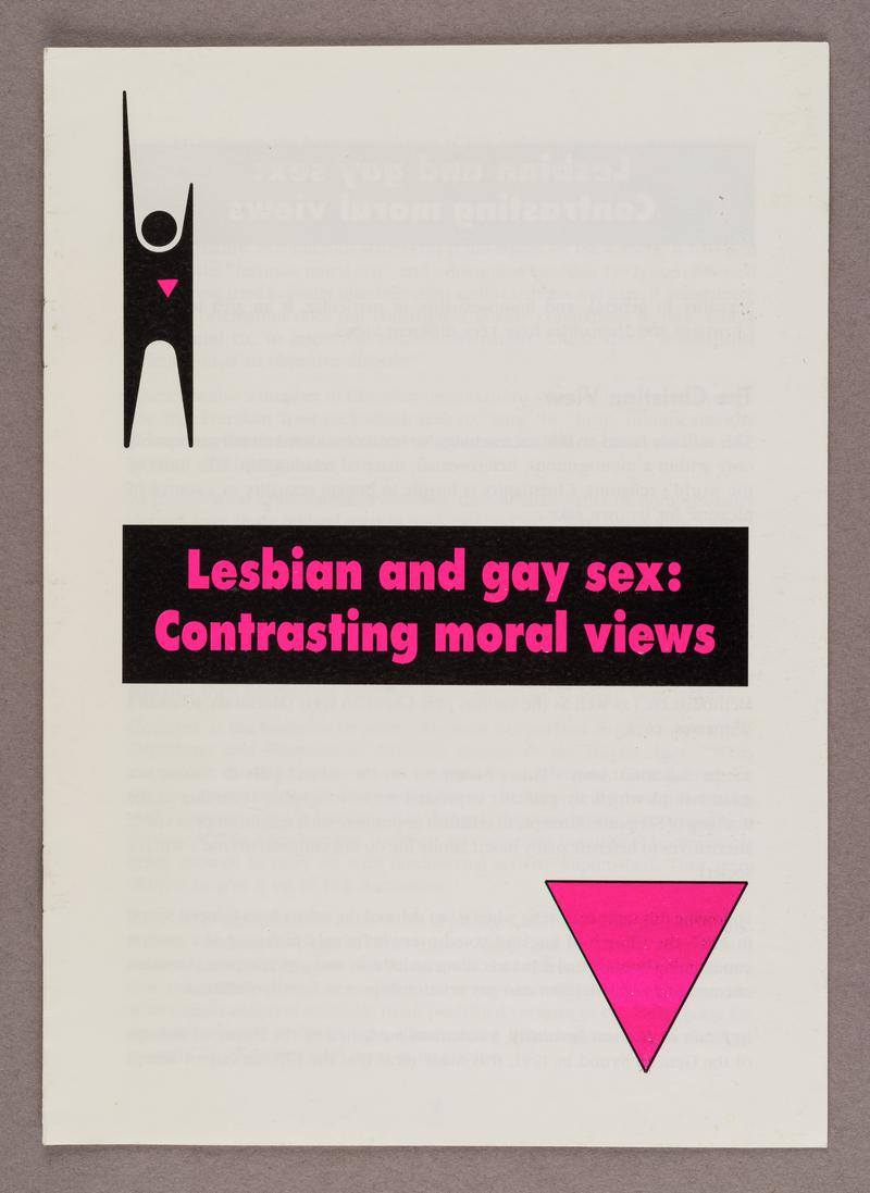 Booklet &#039;Lesbian and Gay Sex&#039;