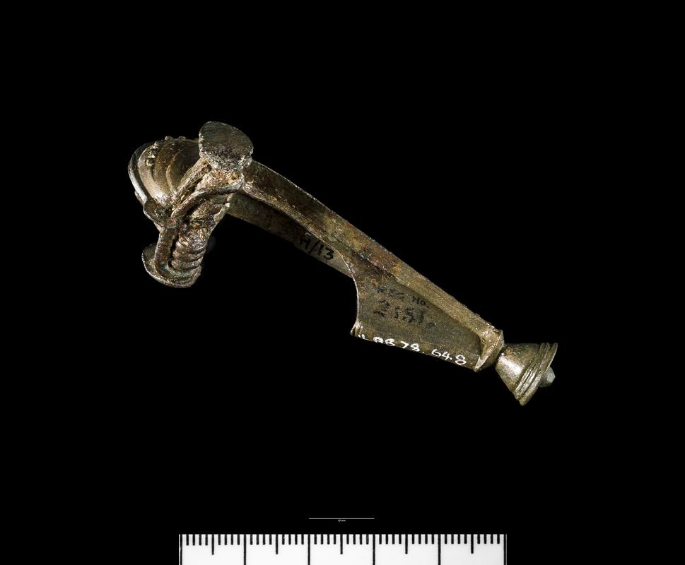 Roman copper alloy Dolphin brooch
