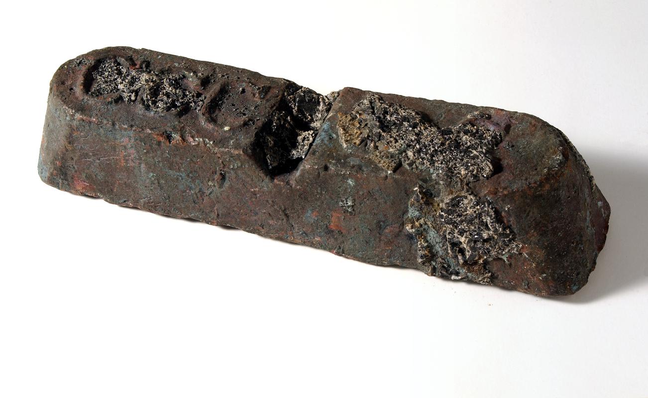 Copper ingot form wreck of the S.S. ST GEORGE