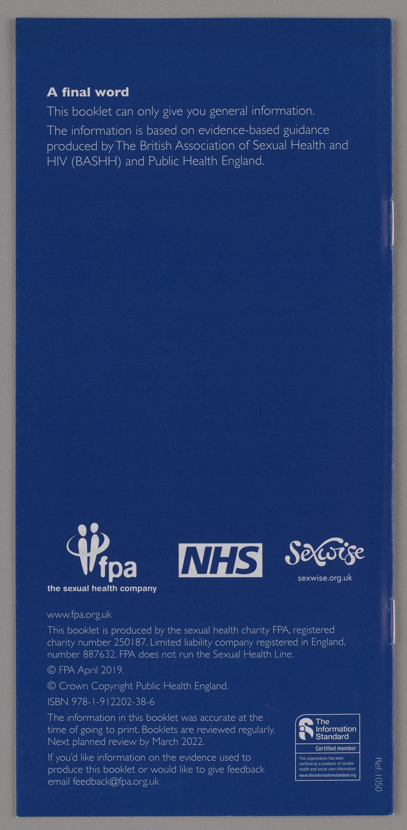 Booklet Gonorrhoea