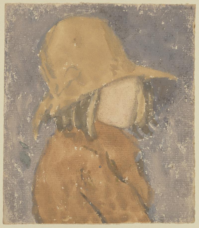 Girl in hat and coat