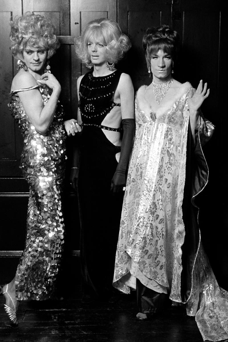 GB. ENGLAND. London. Getting ready to leave for a Gay Ball in Bayswater. 1970.