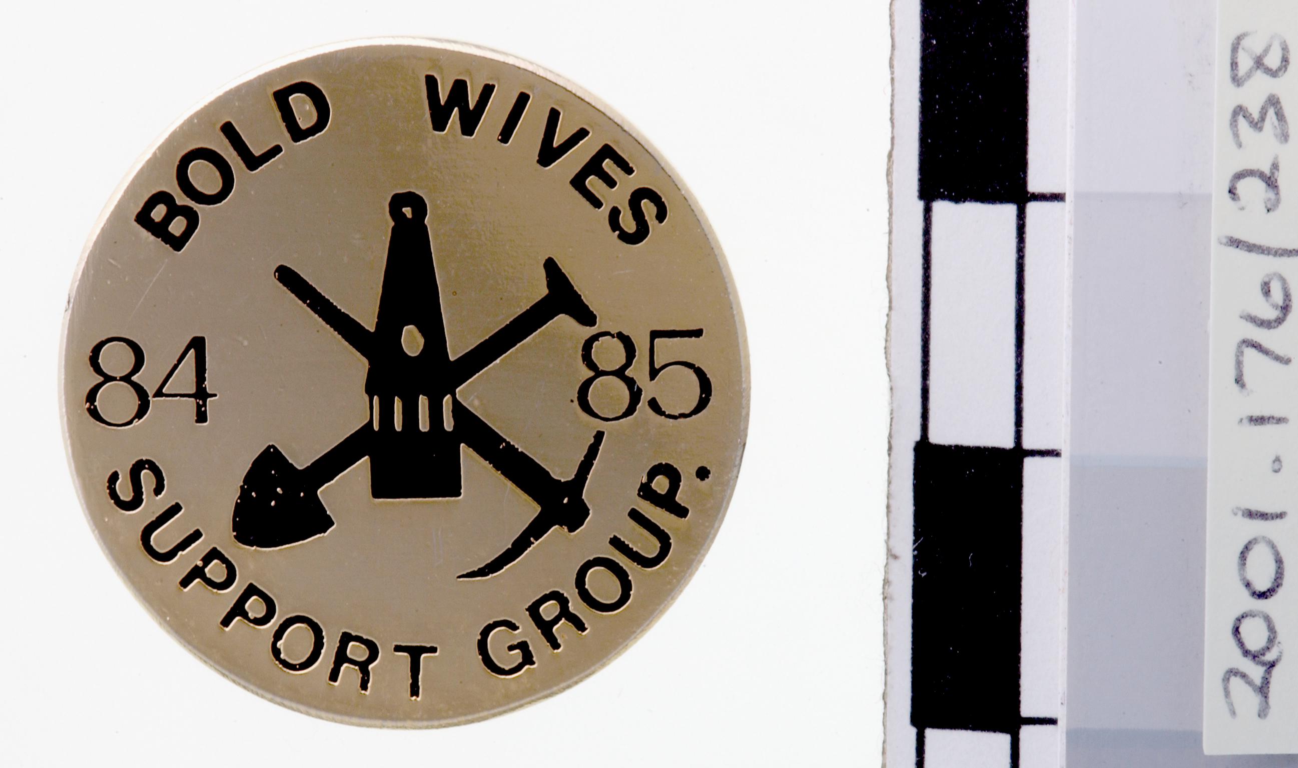 N.U.M. womens group, badge