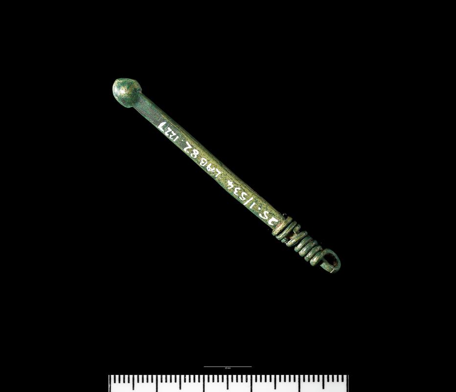 Roman copper alloy ear scoop