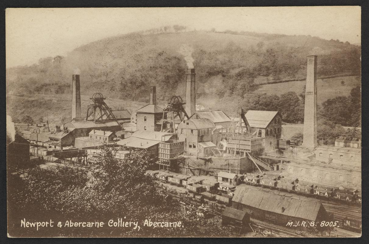Newport &amp; Abercarne Colliery, Abercarne (postcard)