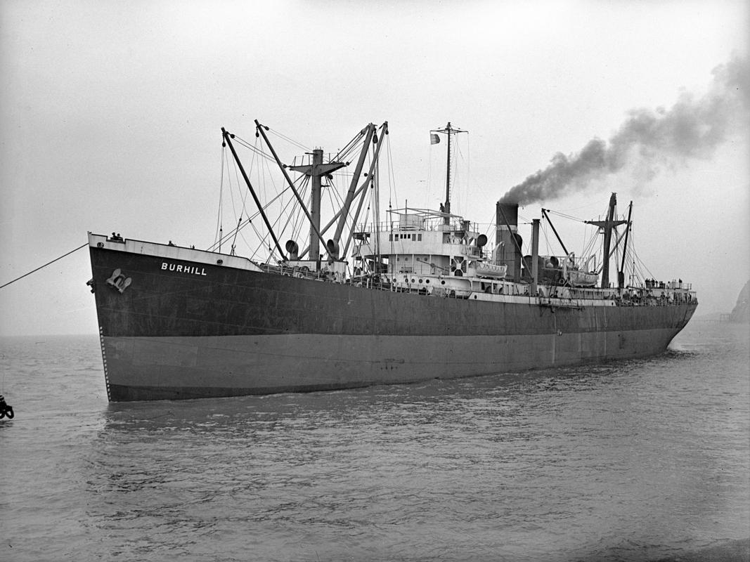 S.S. BURHILL, glass negative