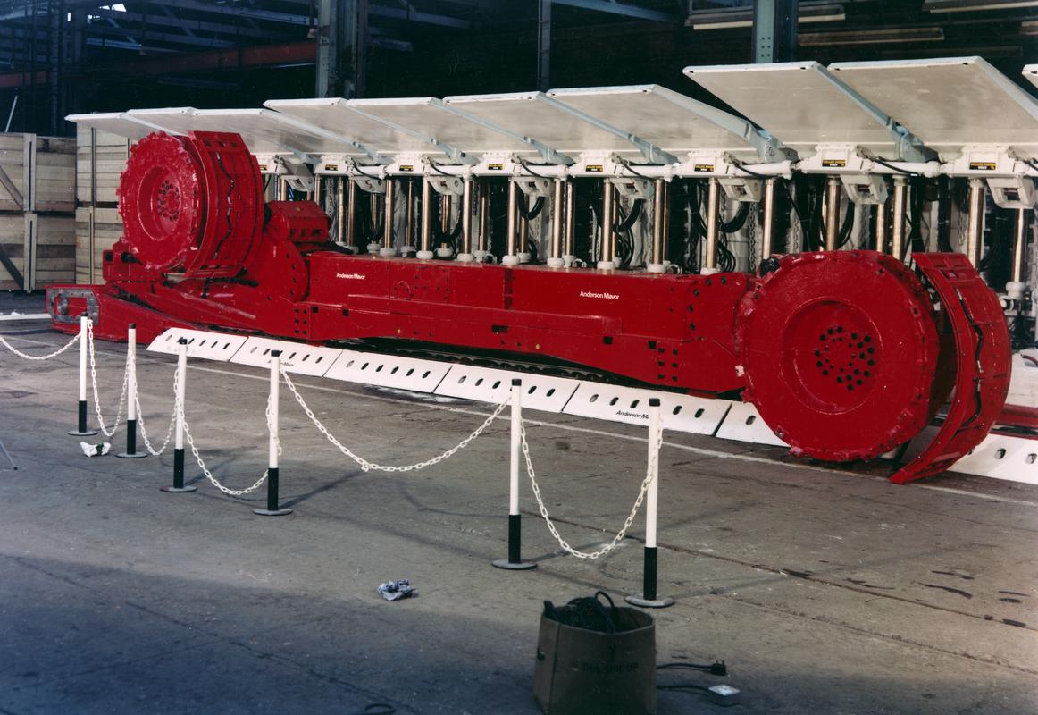 Double ended ranging drum shearer, photograph
