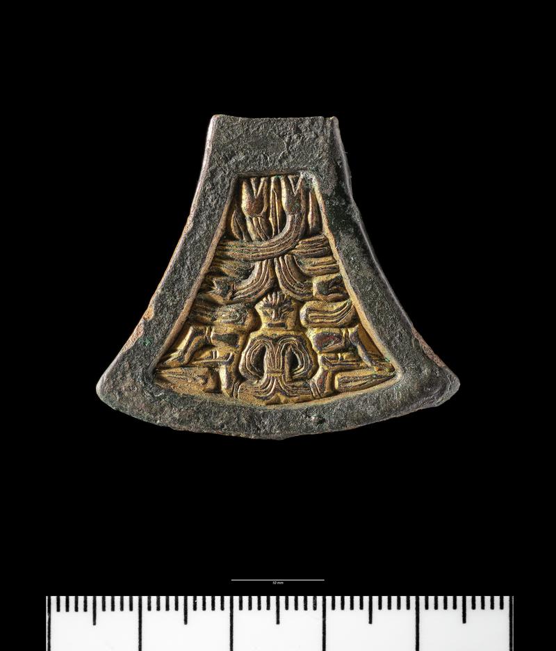 Anglo-Saxon copper alloy mount