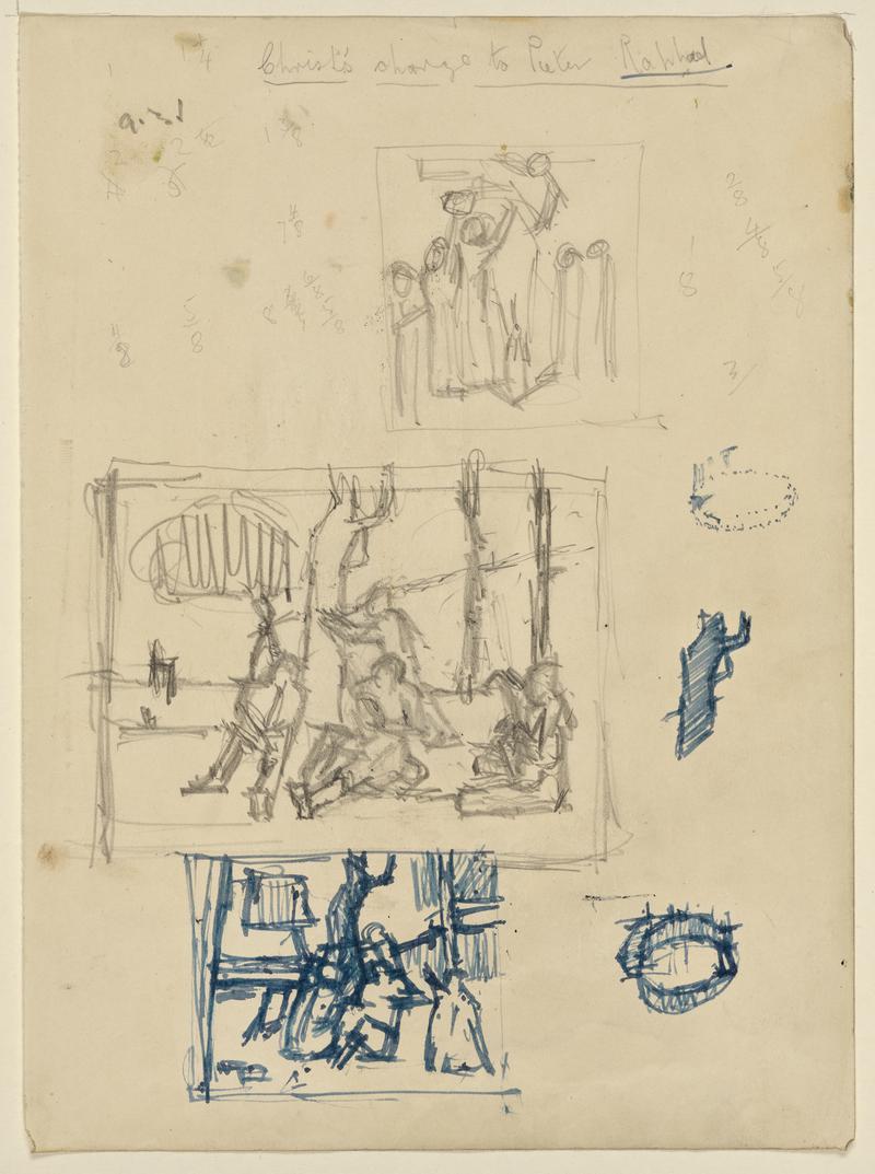 Three composition studies for &quot;The Musicians&quot;