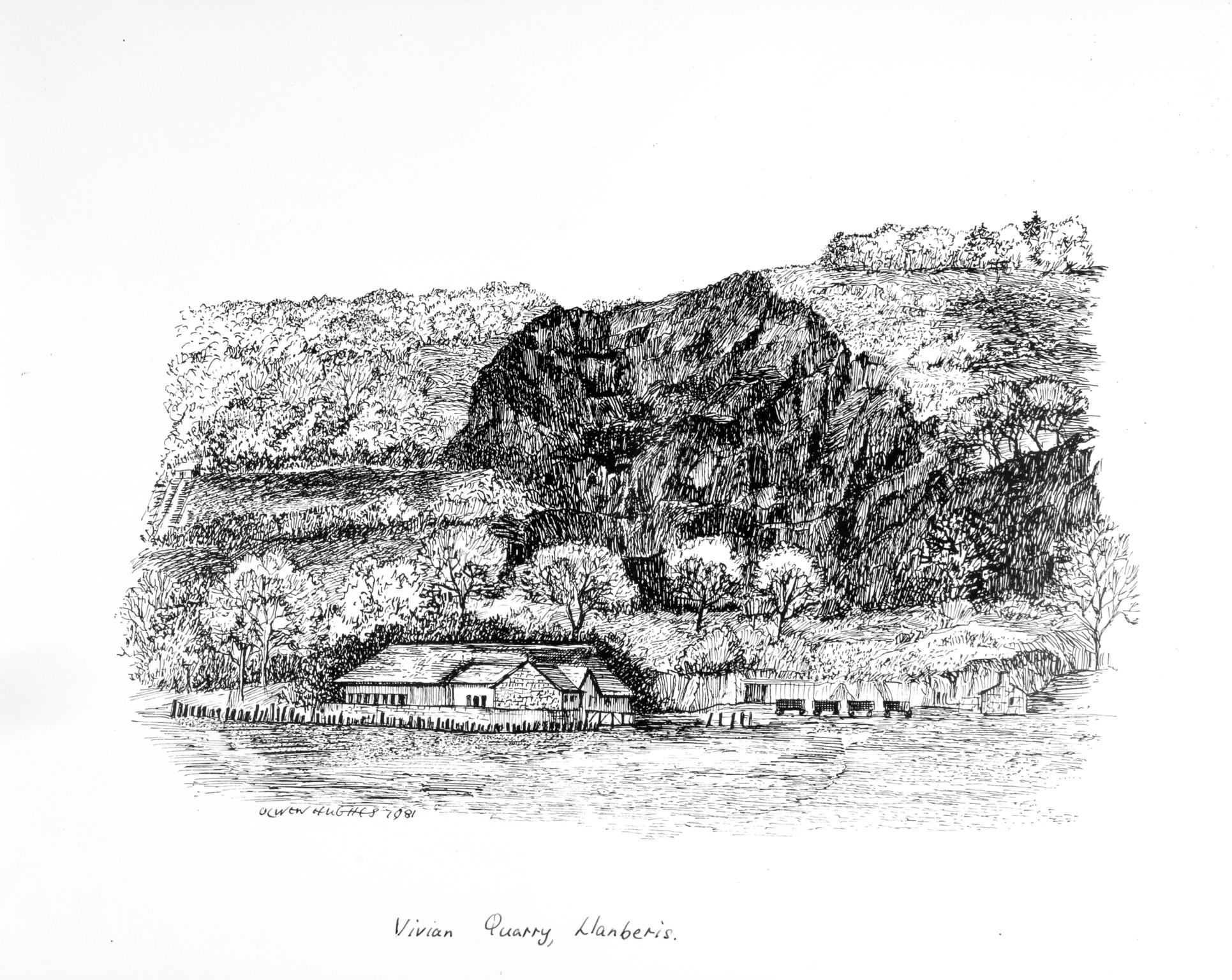 Vivian Quarry, Llanberis (print)