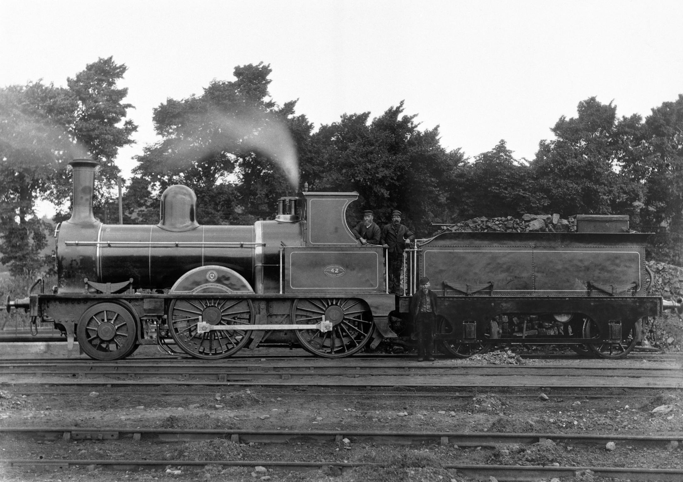 Cambrian Railways locomotive, photograph