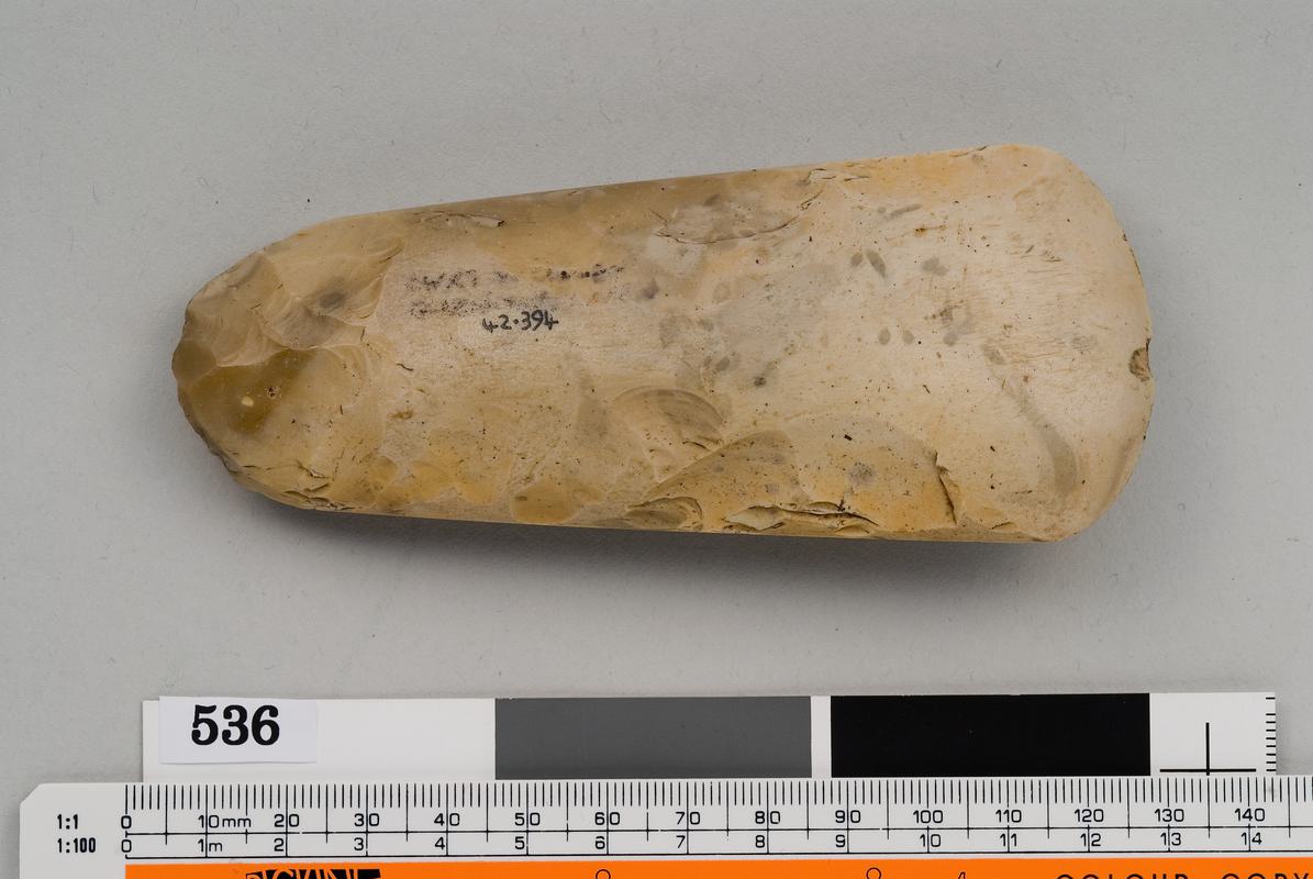 Neolithic flint axehead