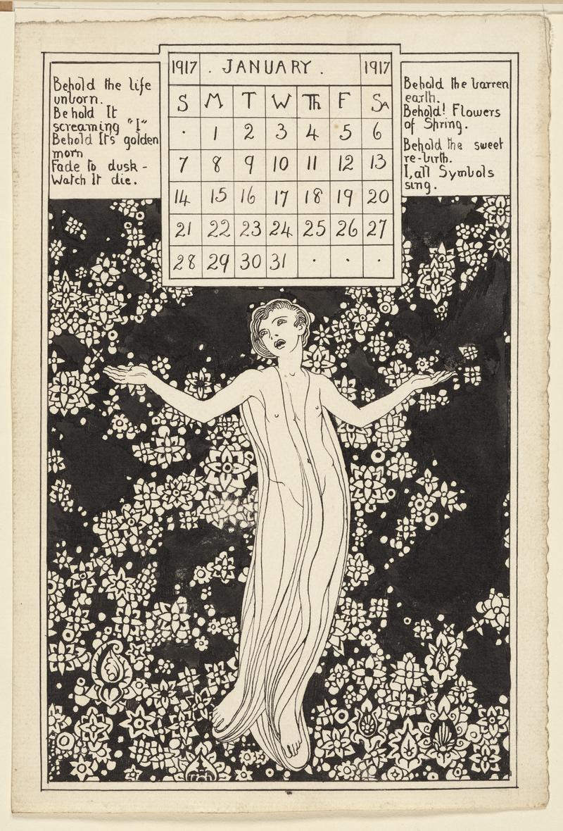 Calendar for January 1917