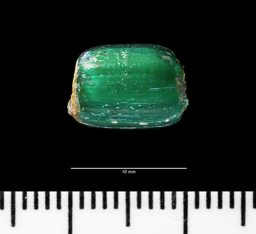 Roman glass polygonal bead