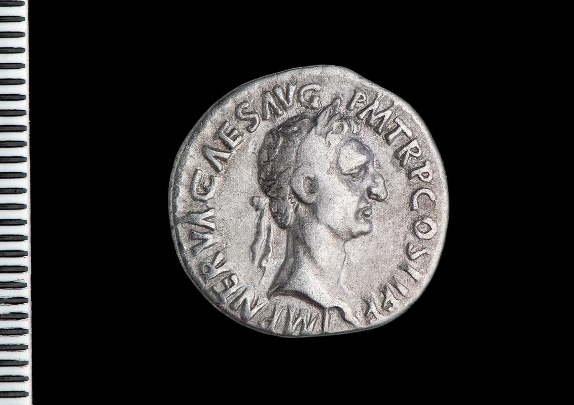 silver denarius (obv.)