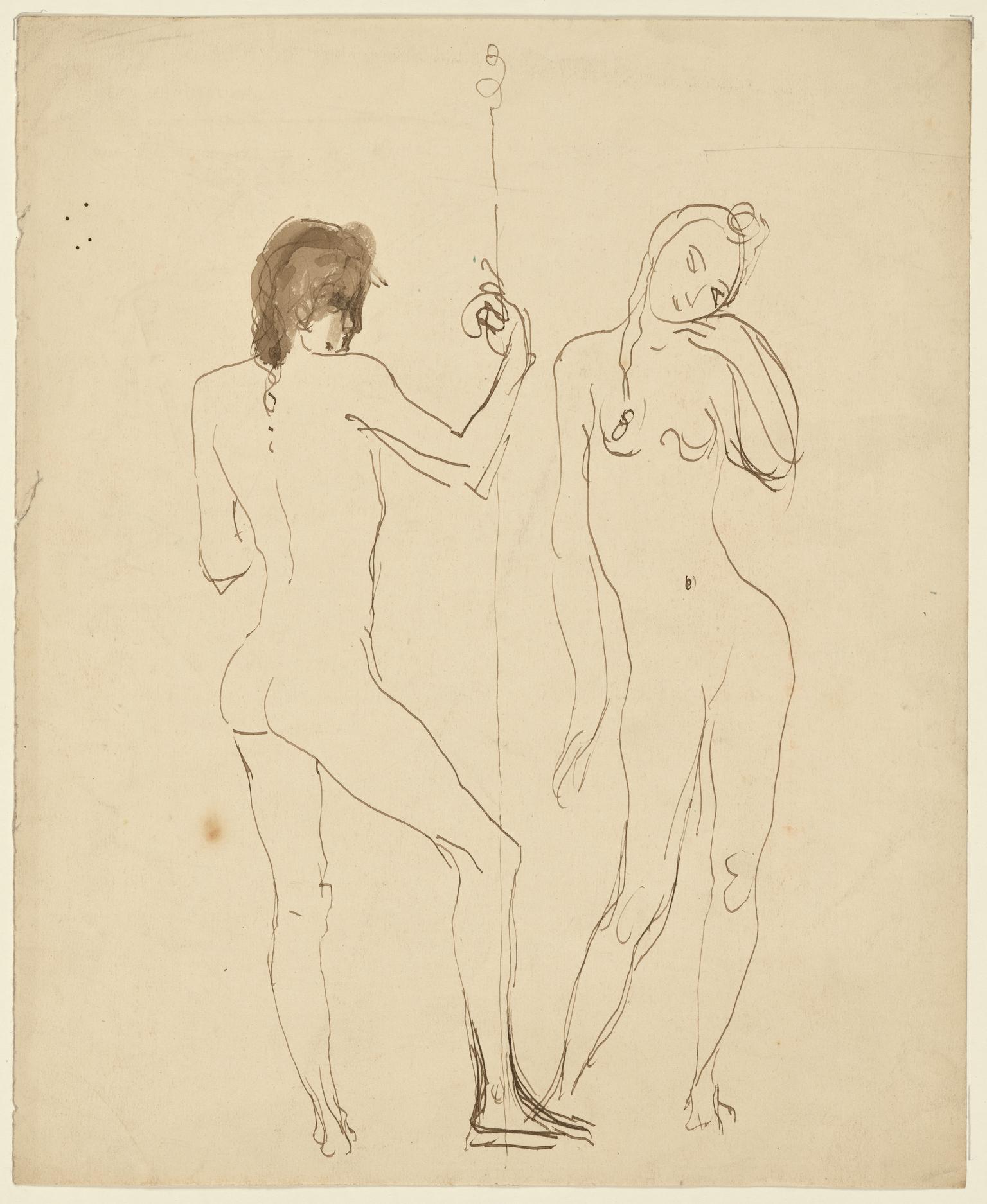 Standing Man and Woman