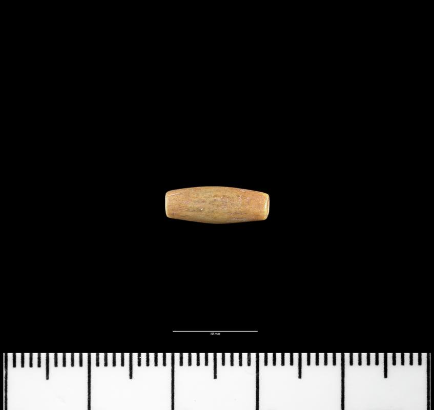 Roman bone biconical bead