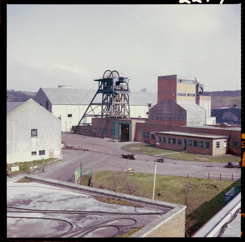 Cwm Colliery, film negative