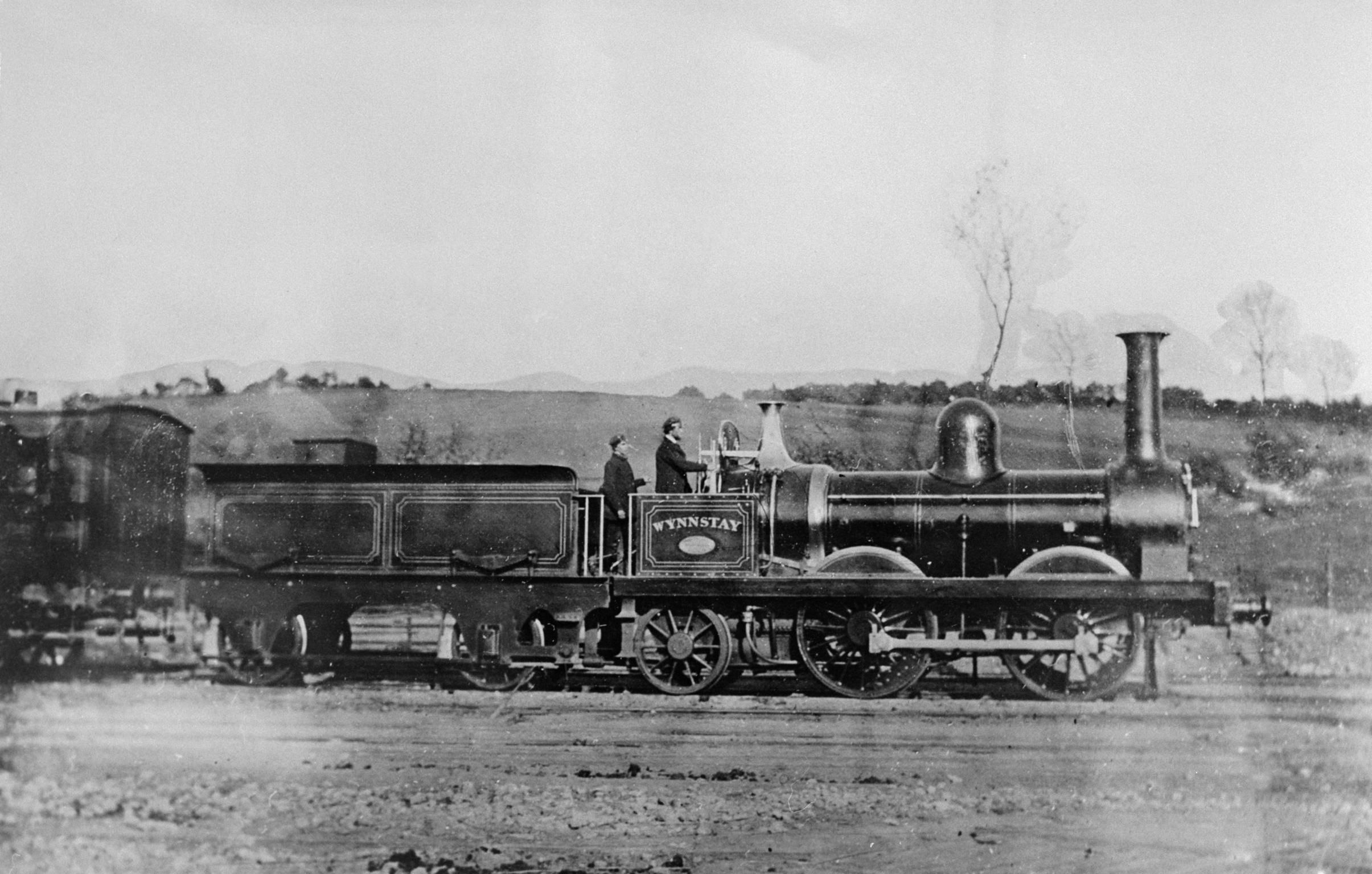 Llanidloes & Newtown Railway locomotive, photograph