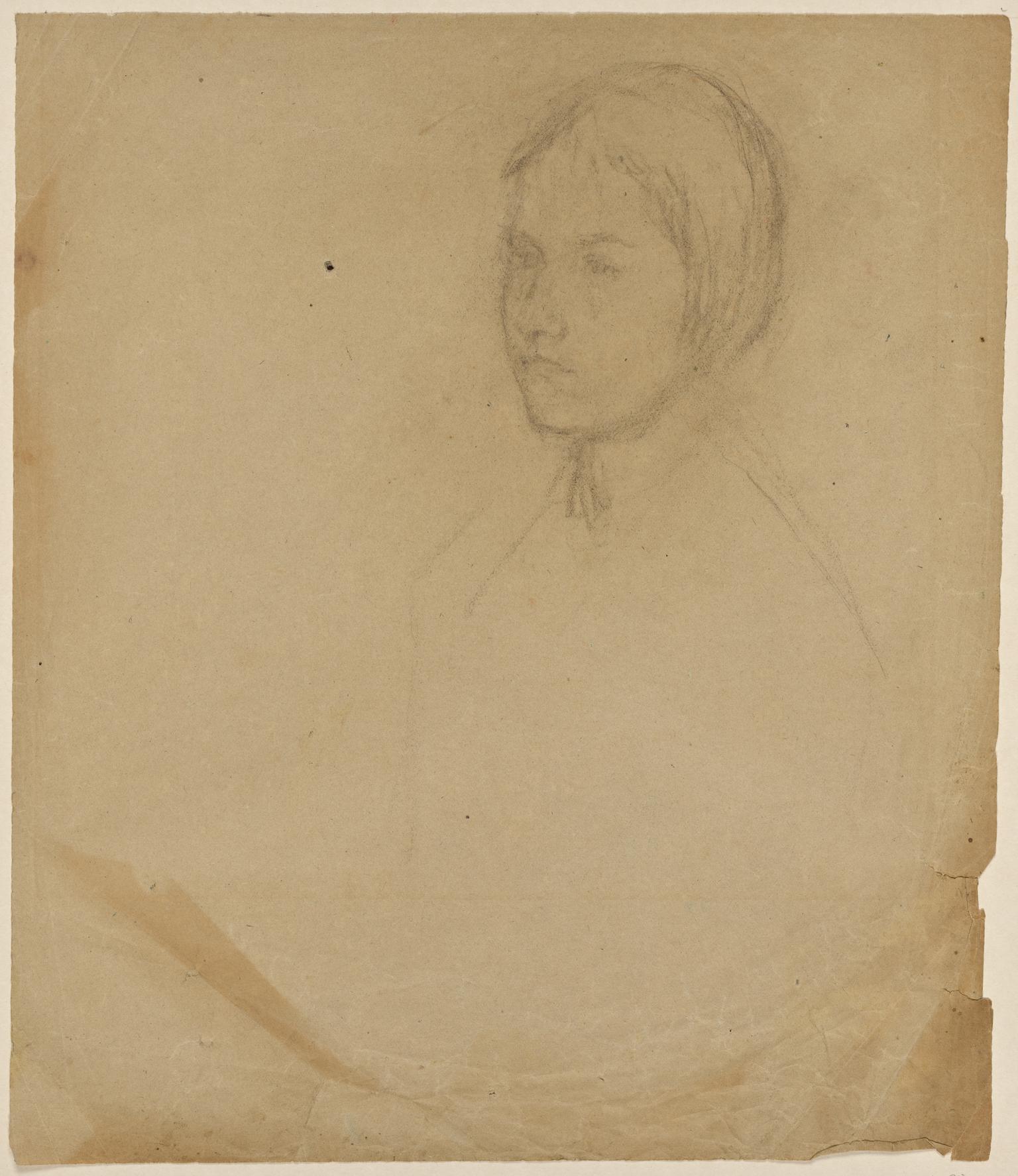Study of a girl's head