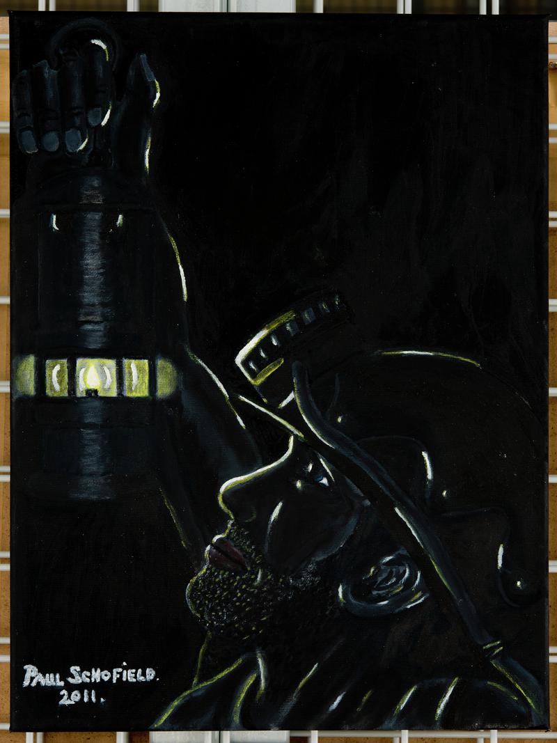 Miner with a Lamp (painting)