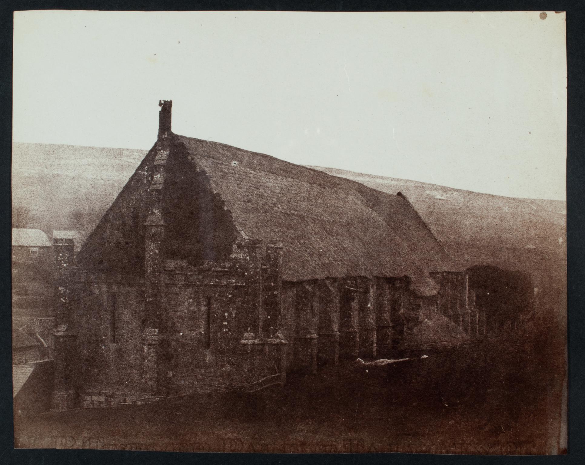 Abbotsbury Abbey tithe barn, photograph