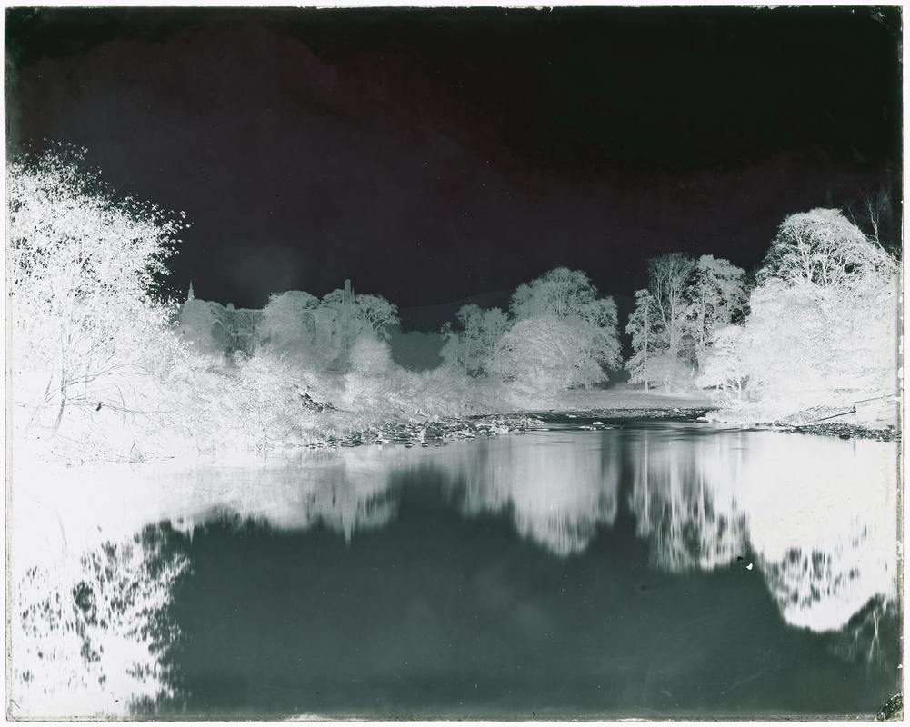 Bolton Abbey, Yorkshire (glass negative)