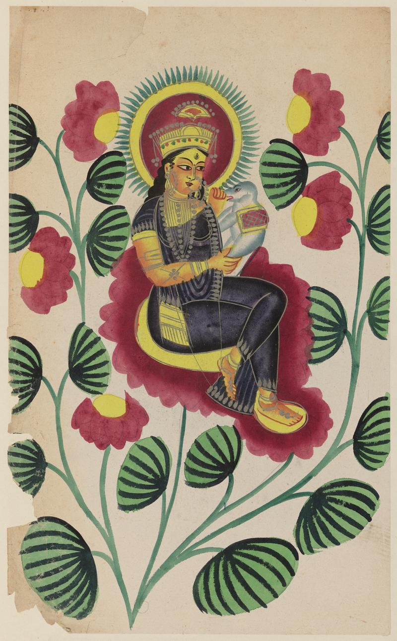 Mahagouri with the elephant