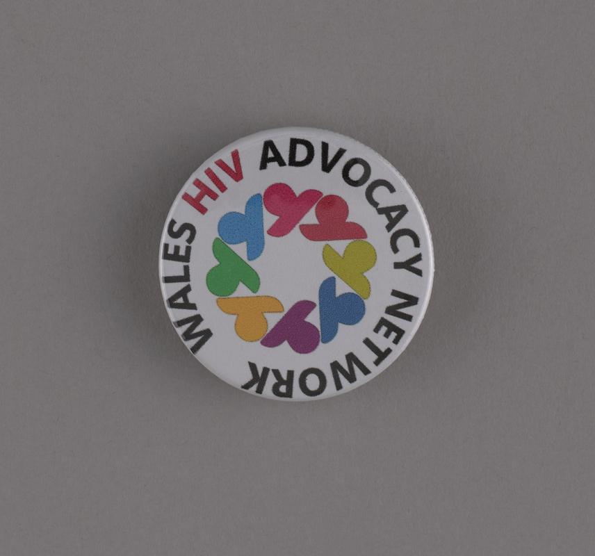 Badge &#039;HIV Advocacy Network Wales&#039;
