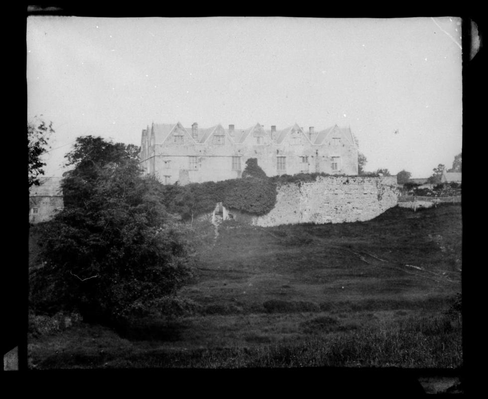 St. Fagans Castle, before restoration, negative