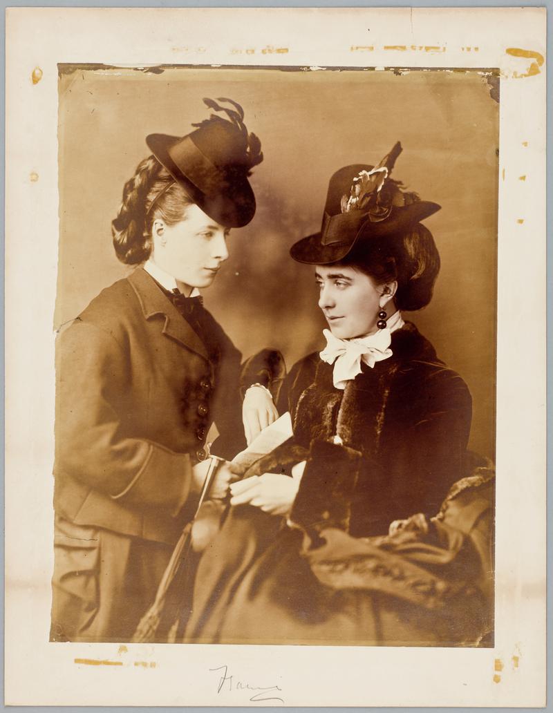 Studio portrait of Robert Thompson Crawshay&#039;s daughters, 1870s