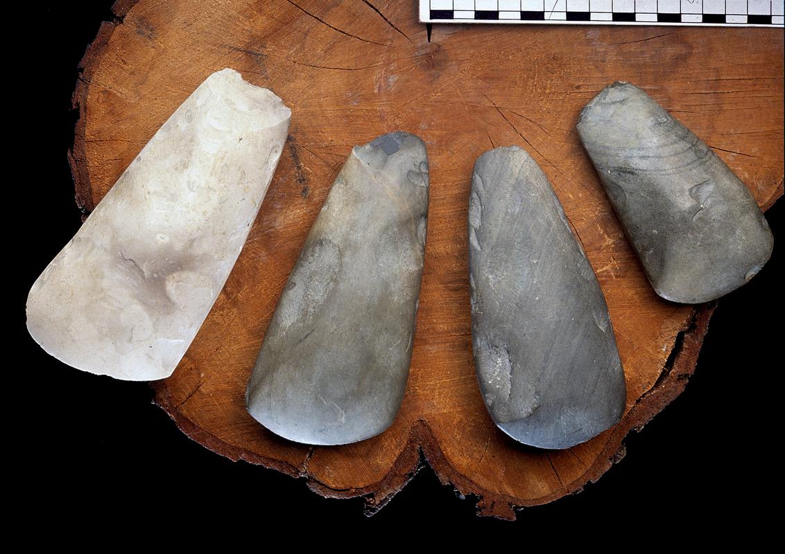Group of stone axeheads