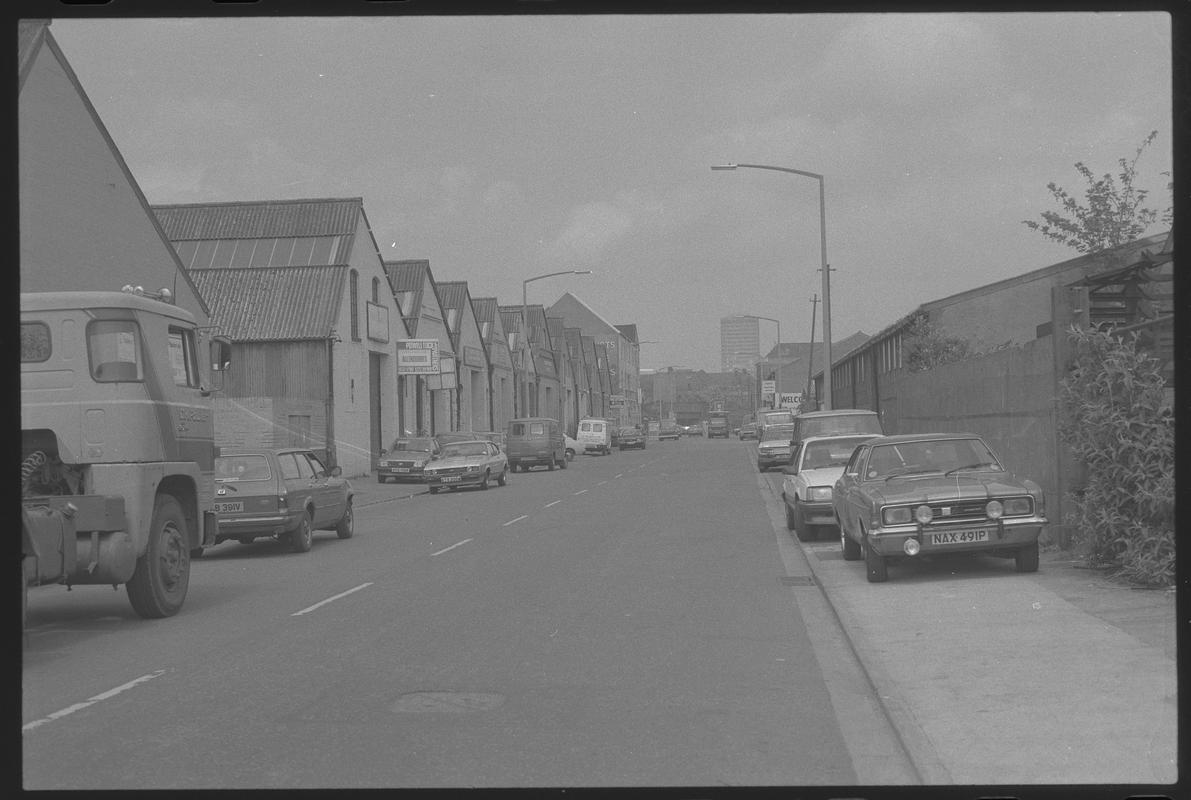 Collingdon Road looking north.